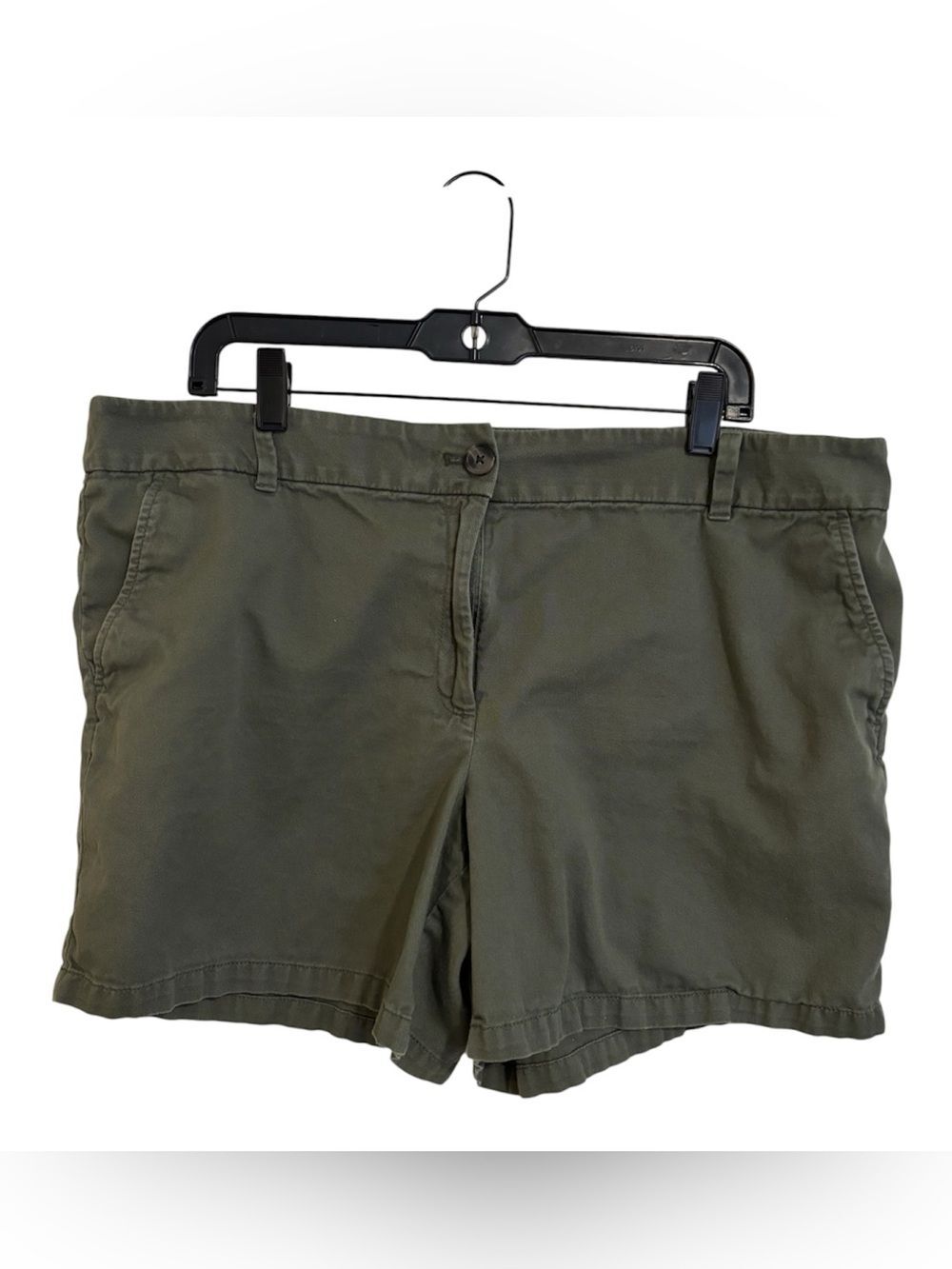 LOFT 16 Olive Green Casual 6" 100% Cotton Shorts